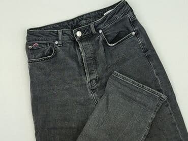 woskowane jeansy z wysokim stanem: H&M, Jeansy damskie, rozmiar M — 1