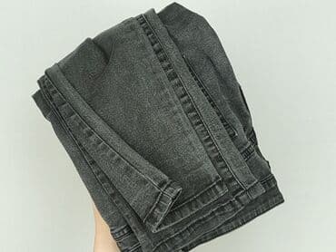 szare szerokie jeansy: Denim Co, Jeansy damskie, rozmiar M — 6