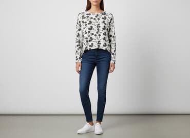 bluzka z myszką miki damska: H&M Divided, Women's blouse, size M — 1