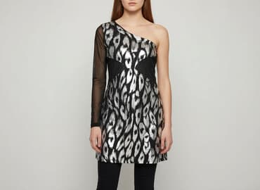 sukienka w panterkę, mohito: Lipsy, Sukienka damska, rozmiar M — 8