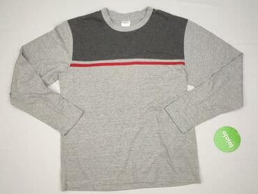 koszulka z długim rękawem w paski: Bluzka dla mężczyzn, rozmiar M — 2