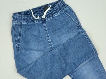 abercrombie fitch bluza: Spodnie jeansowe, H&M, 10 lat, 140, stan - Bardzo dobry — 1