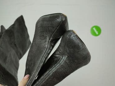 kozaki czarne allegro: Kozaki damskie, 38 — 6