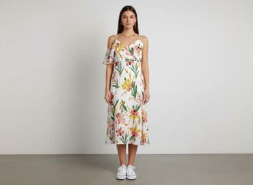 letnie sukienki na wesele duże rozmiary: Boohoo, Sukienka damska, rozmiar L — 1