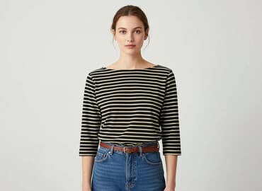 bluzki w paski massimo dutti: Bluzka damska, rozmiar S — 5