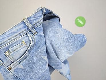 moda jeansy: Jeansy damskie, rozmiar M — 6