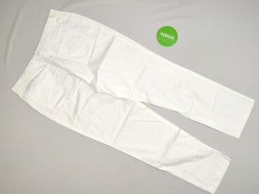 wide jeans: Spodnie materiałowe damskie, rozmiar M — 3