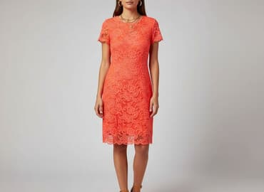 krótka czerwona sukienki na wesele: Sukienka damska, rozmiar S — 6