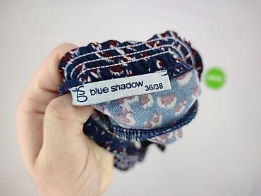 niebieski: Blue shadow, Sukienka damska, rozmiar M — 4