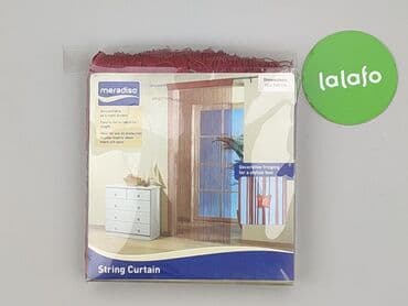 Dekoracje do domu: Zasłona sznurkowa Meradiso - Wymiary: 90 × 240 cm - Kolor: czerwony — 2