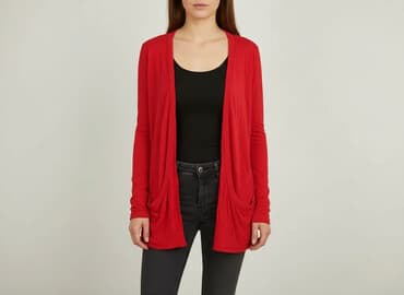 reserved czerwony sweter: New Look, Kardigan damski, rozmiar L — 6