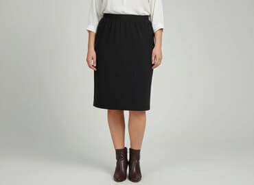 spódnice midi plisowane czarne: Spódnica damska, rozmiar 3XL — 6