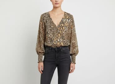 bluzka zebra h m: H&M, Bluzka damska, rozmiar M — 1