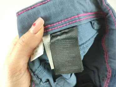 rajstopy czarne z wzorami: Jeans, 10 years, 140, condition - Very good — 5