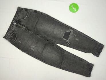 dżinsy z wysokim stanem czarne: Clockhouse, Jeansy damskie, M — 2