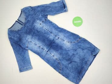 sukienki dżinsowe dla puszystych: Sukienka damska, rozmiar S — 3