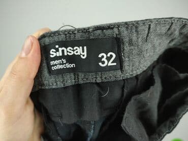 sinsay czarne spodnie z wysokim stanem: Sinsay, Chinosy dla mężczyzn — 4