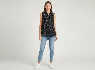 sinsay bluzka w panterke: Sinsay, Bluzka damska, rozmiar S — 6