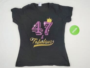 koszulka lakers czarna: Port & Company, T-shirt damski, rozmiar L — 2