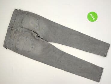baggy grey jeans: H&M, Jeansy damskie, rozmiar L — 3
