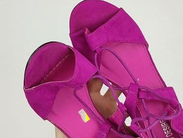 sinsay klapki na obcasie: Sandały damskie, rozmiar 38 — 7