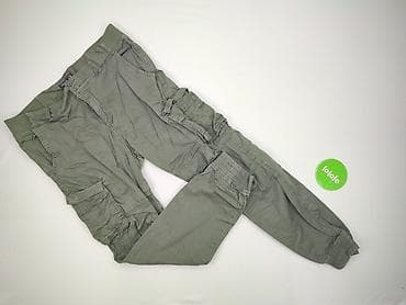 tech fleece: Spodnie męskie Terranova – bojówki/joggery - Kolor: khaki/oliwkowy - — 2