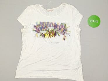 koszulka z napisem bonjour: Camaïeu, T-shirt damski, rozmiar XL — 2