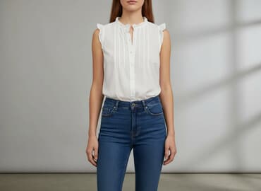 bluzki damskie dopasowane: Bluzka damska, rozmiar M — 7