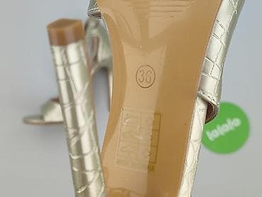 biale sandaly na platformie: Sandały damskie, rozmiar 36 — 4