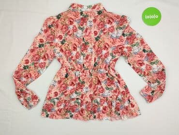 eleganckie bluzki w kwiaty: Bluzka damska, rozmiar S — 3