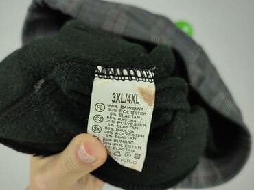 legginsy z suwakiem: Spodnie materiałowe damskie, rozmiar 4XL — 4