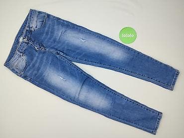 rwane jeansy: Jeansy damskie, rozmiar L — 2