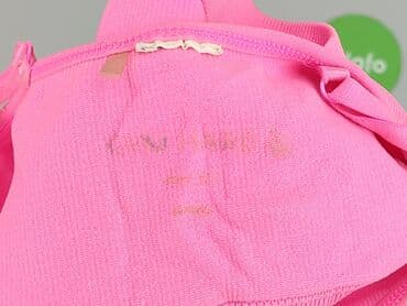 biustonosze 65c: Różowy top/bra sportowy dla kobiety - Model: krótki top na cienkich — 4