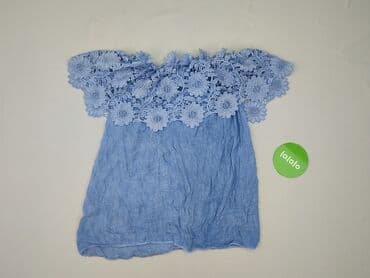 niebieska satynowa sukienka zara: Women's blouse, size M (EU 38) — 2