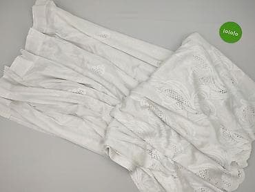 stare meble używane: Białe firany z haftem – komplet - Klasyczne, lekkie firany w kolorze — 2