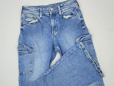 Spodnie jeansowe, H&M, 13 lat, 158, stan - Bardzo dobry