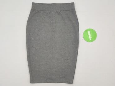 srebrne spódnice plisowane: Amisu, Spódnica damska, XS — 2