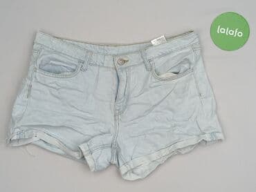 krótkie spodenki jeansowe hm: Denim, Szorty damskie, rozmiar L — 2