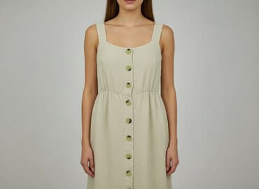 koszula nocna lniana: Sukienka damska, rozmiar S — 5