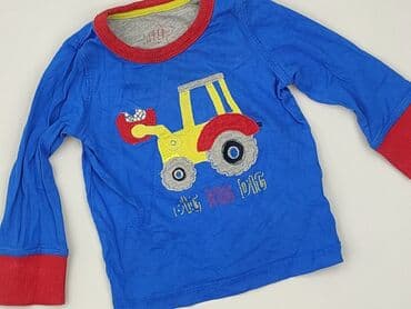 top z bufkami: Blouse, Mothercare, 9-12 months, condition - Very good — 1