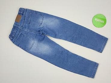 kurtka pepitka: Spodnie jeansowe, Little kids, 4-5 lat, 110, stan - Bardzo dobry — 3