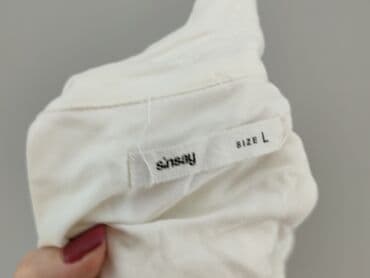 koszula z bufiastymi rękawami sinsay: Sinsay, Koszula damska, rozmiar L — 4