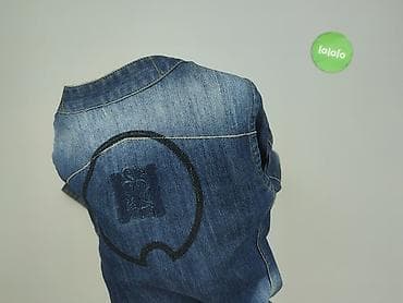 kurtki plus size tanio: Kurtka jeansowa damska, rozmiar L — 6