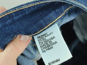 low waist jeans: H&M, Jeansy damskie, rozmiar S — 4