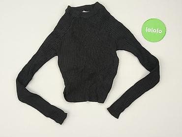 czarny sweter oversize: Sinsay, Golf damski, rozmiar XS — 2