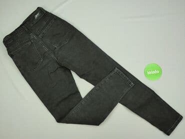 szare szerokie jeansy: DENIM JEANS, Jeansy damskie, rozmiar XL — 3