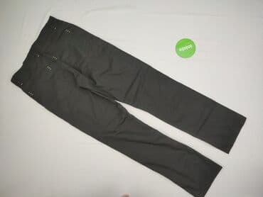 spodnie woskowane na gumce: Spodnie materiałowe damskie, M — 3