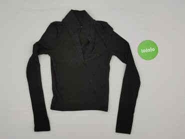 czarne bluzki dekolt v: Bluzka damska, rozmiar XS — 2