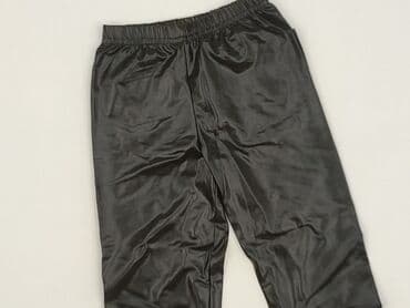 spodnie woskowane z wysokim stanem: Leggings for kids, 4-5 years, 104/110, condition - Perfect — 1