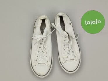 czarna sukienka i białe trampki: NR RAPISARDI, Trampki damskie, rozmiar 38 — 2